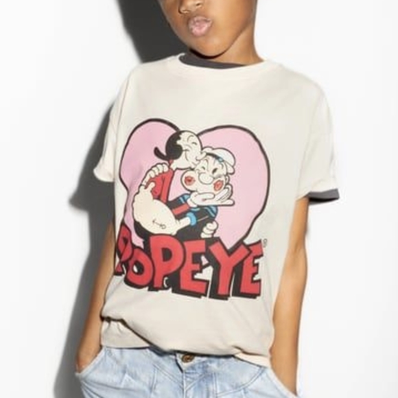Zara KIDS Popeye and Olive T-shirt - Picture 2 of 2